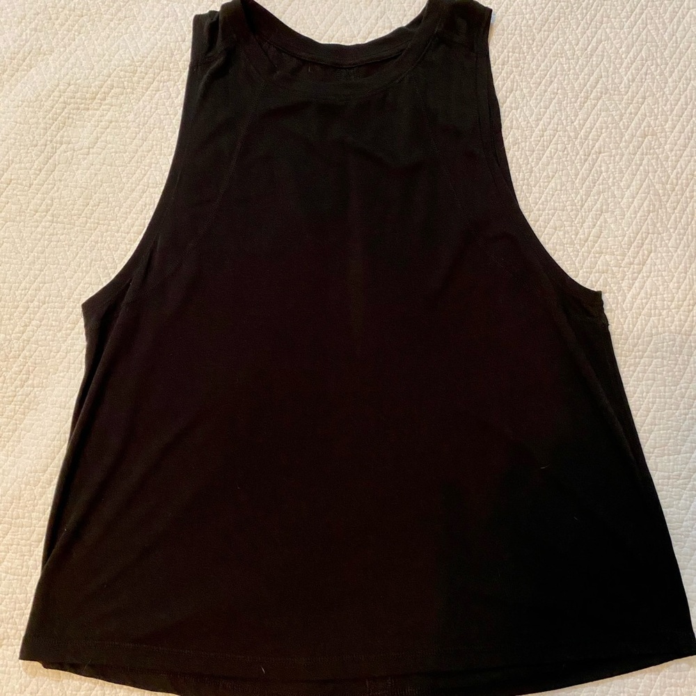 Black Sleeveless Women's Top
